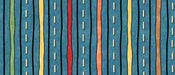 Wild Things - per yard - Wild Things fabric by Desiree Designs for QT Fabrics - Border Print - Brown/Tan/Multi color stripes - RebsFabStash