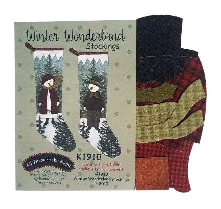 Winter Wonderland Stockings - Quilt KIT - by Bonnie Sullivan - All Through the Night - RebsFabStash