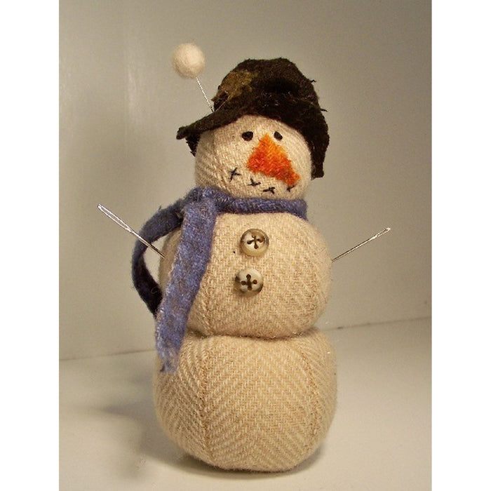 Winterized Kit - Includes wool and pattern! - In the Patch Designs - Phyllis Meiring - craft kit, wool kit, pincushion, snowman - RebsFabStash