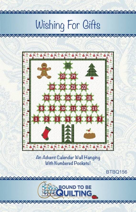 Wishing For Gifts -Quilt KIT -by Mimi Hollenbaugh & Pat Syta - Bound to be Quilting- Jingle & Whisk fabric by Maywood