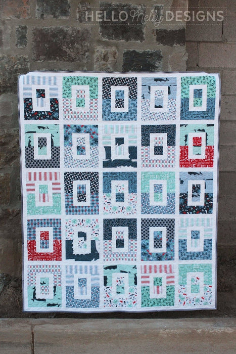 Wishy Washy - Pre-cut Quilt Pattern - 3 sizes - Hello Melly Designs - RebsFabStash