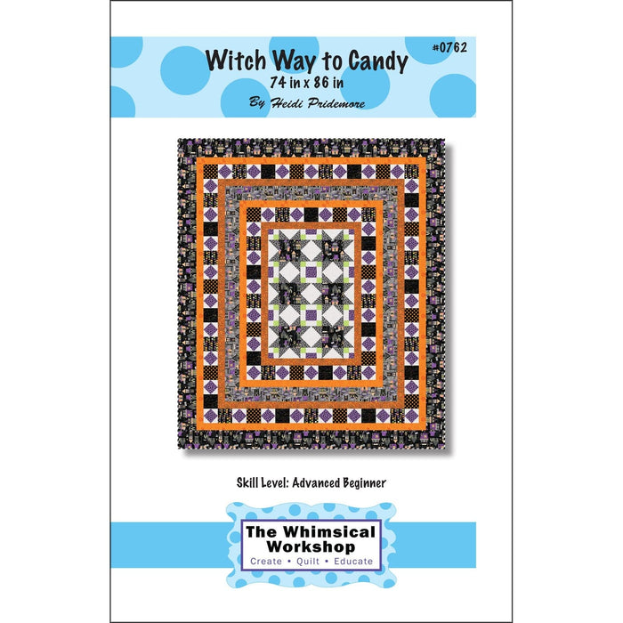 Witch Way to Candy - Quilt KIT - pattern by Heidi Pridemore of The Whimsical Workshop - Hometown Halloween fabric by Maywood