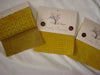 Wooly Charms "Sunshine" by In the Patch Designs - (5) 5" x 5" squares of felted hand dyed wools, applique - RebsFabStash