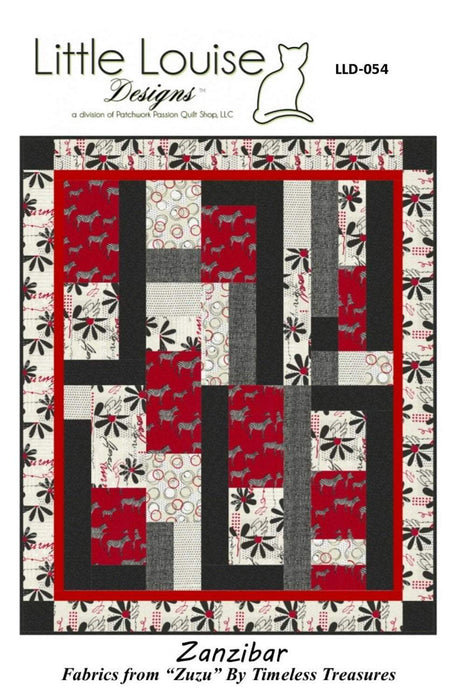 Zanzibar from Little Louise Designs Pattern - by Jude Spero - Fabrics from "Zuzu" by Timeless Treasures - RebsFabStash
