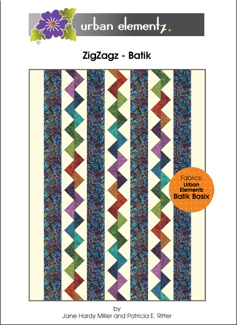 ZigZagz - Quilt PATTERN - by Jane Hardy Miller & Patricia Ritter for U ...