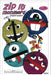Zip It Monsters - Treasure Keepers PATTERN - by Eazy Peazy Quilts - fat quarter friendly - RebsFabStash